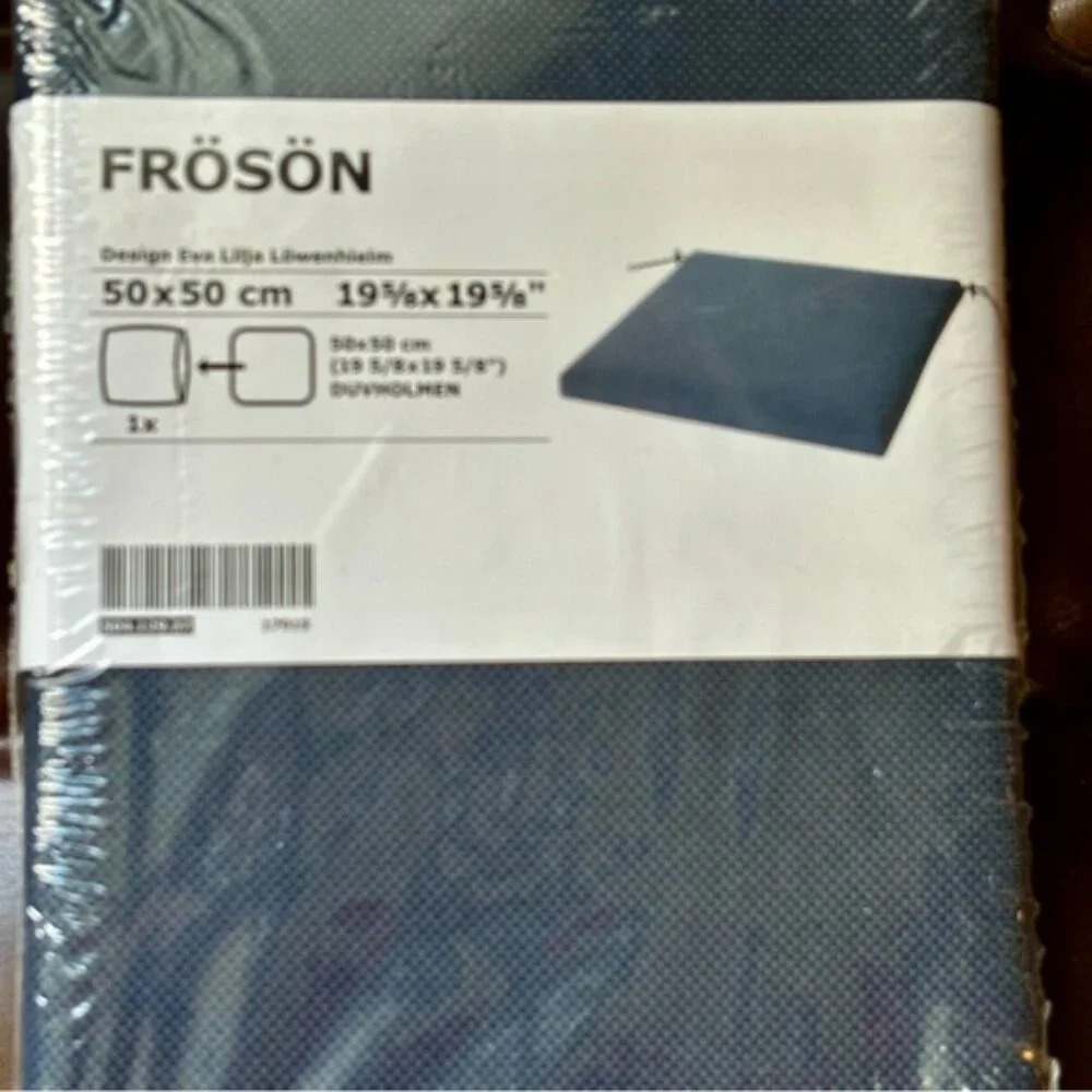 IKEA| Dark Grey Outdoor Chair Cushion Cover NEW - Picture 2 of 5